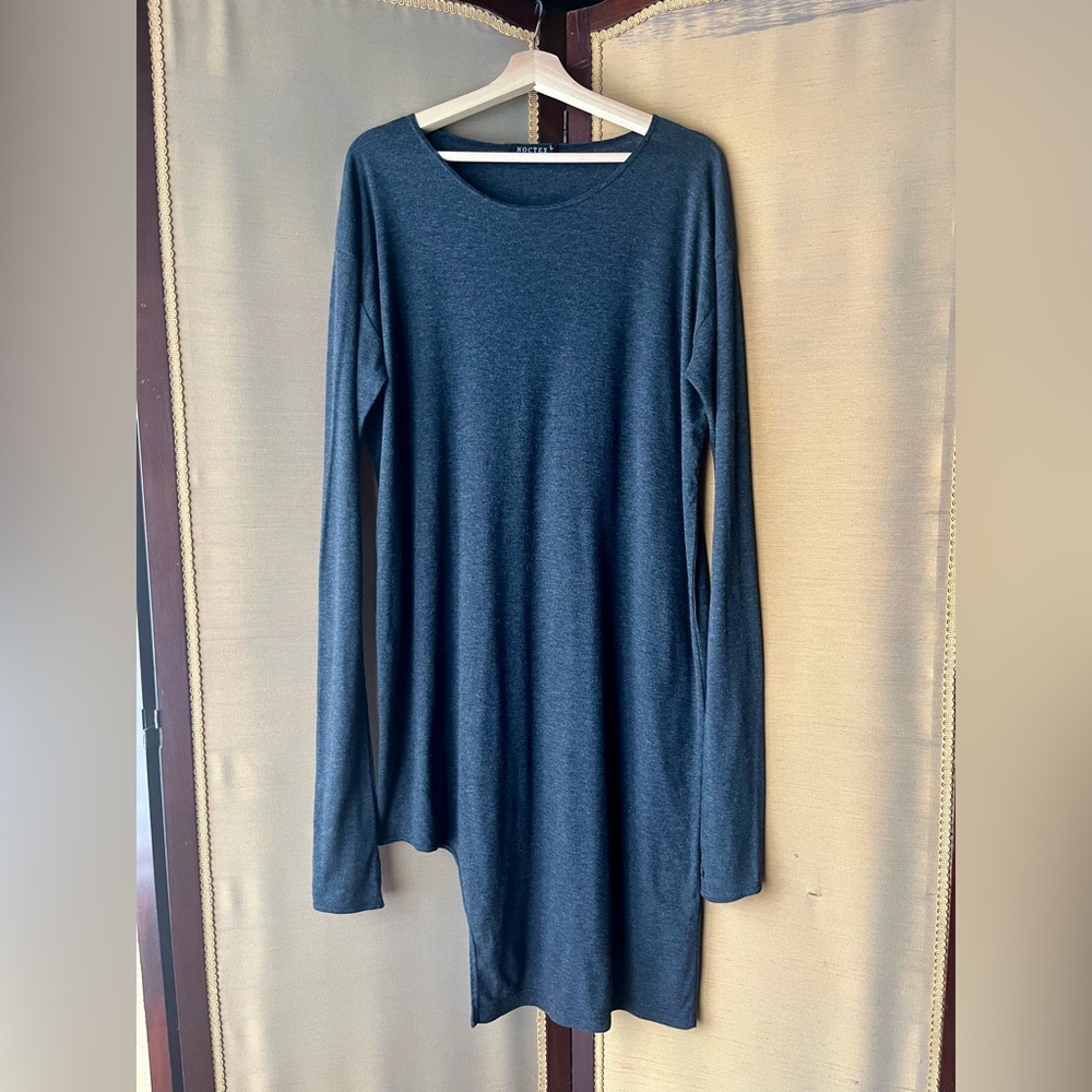 FINAL PRICE!!! Noctex Asymmetrical Long Sleeve Dress Size M/L